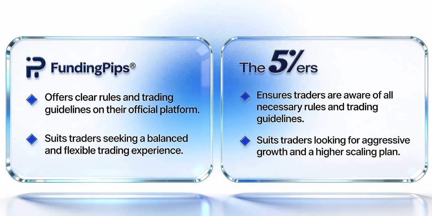Which Prop Firm Offers Better Rules Transparency and Trading Experience: FundingPips Vs The5ers